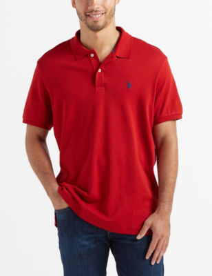 UPC 786665391027 - U.s. Polo Mens Short Sleeve Red Polo Shirt Xlarge ...