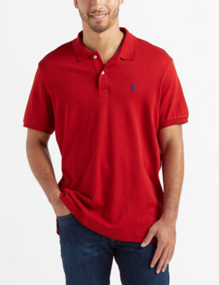 UPC 786665391027 U.s. Polo Mens Short Sleeve Red Polo Shirt Xlarge