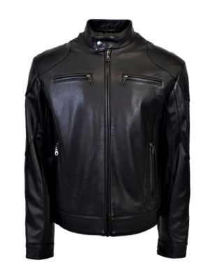 805280000197 UPC - Vintage Leather Nappa Racing Jacket, Men's, Black ...