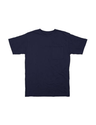 UPC 092021364650 product image for Berne Big Solid Color Pocket T-shirt - Navy - 3XL - Berne | upcitemdb.com