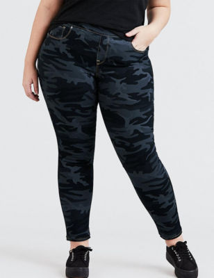 UPC 192379066395 product image for Levi's Plus-size Camo Leggings - Navy - 22W - Levi's | upcitemdb.com