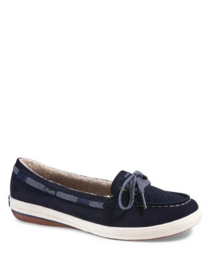 UPC 646881205105 product image for Keds Glimmer Boat Shoes - Navy - 5.5 - Keds | upcitemdb.com
