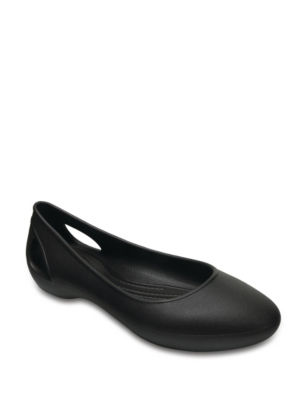 UPC 887350858877 product image for Crocs Laura Flats - CLOSEOUT! - Black - 5 - Crocs | upcitemdb.com