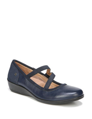 UPC 727691829672 product image for LifeStride Women's Indira Mary Jane Slip-On Shoes - Navy - 8 W - Lifestride | upcitemdb.com