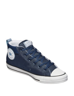 UPC 888756454670 product image for Converse Chuck Taylor All Star Street Uniform Mid Lace-Up Shoes - Navy - 11 - Co | upcitemdb.com