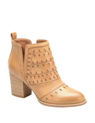 UPC 190135660467 product image for Eurosoft Sarita Geometric Cut-Out Ankle Boots - Tan - 10 - Eurosoft | upcitemdb.com