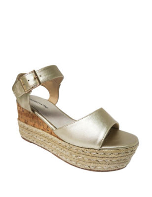 Celebrity Pink Women's Sidney Braided Rope Wedge Sandals Stage Stores