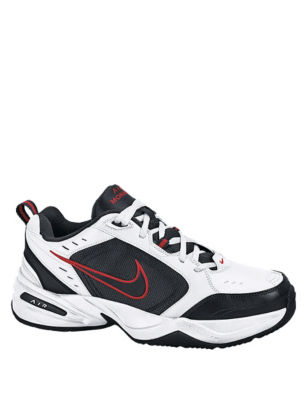 nike air monarch red and black