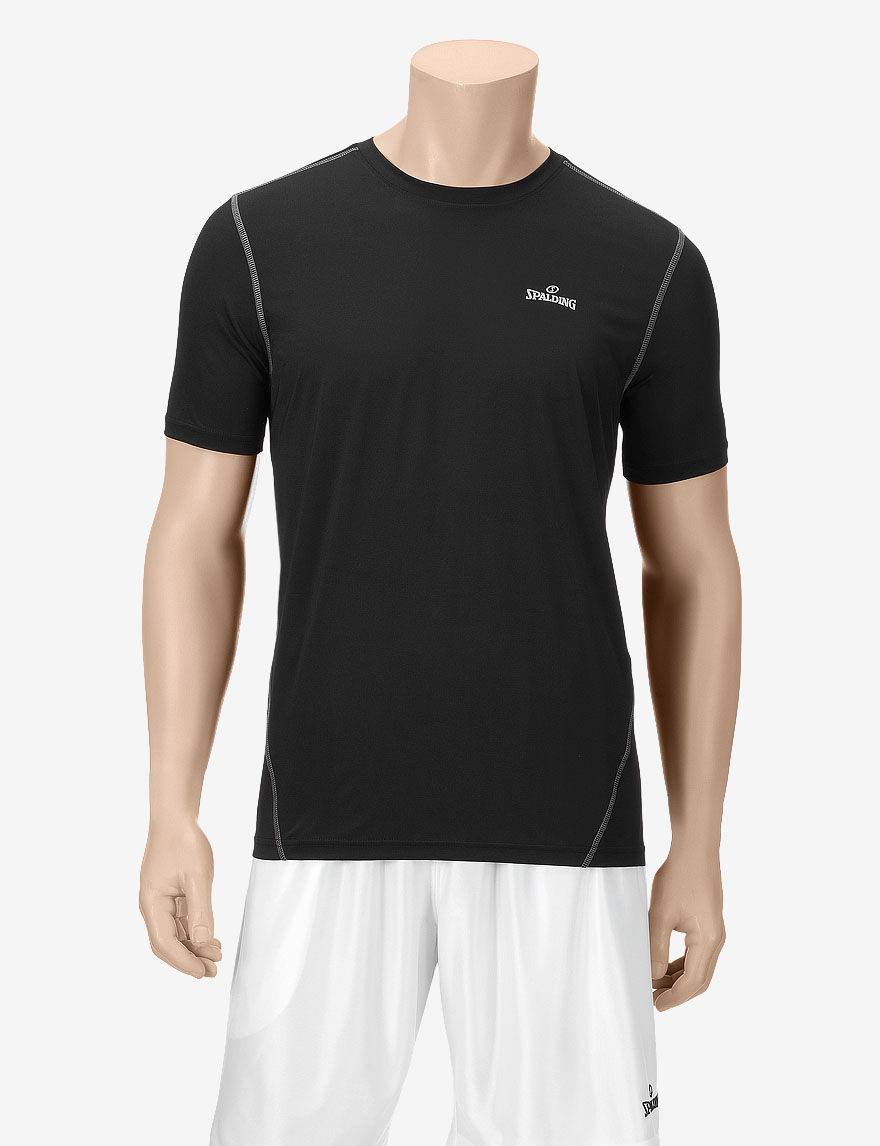 UPC 888282045489 product image for Spalding Dri-Power Athletic T-shirt - Black - M - Spalding | upcitemdb.com
