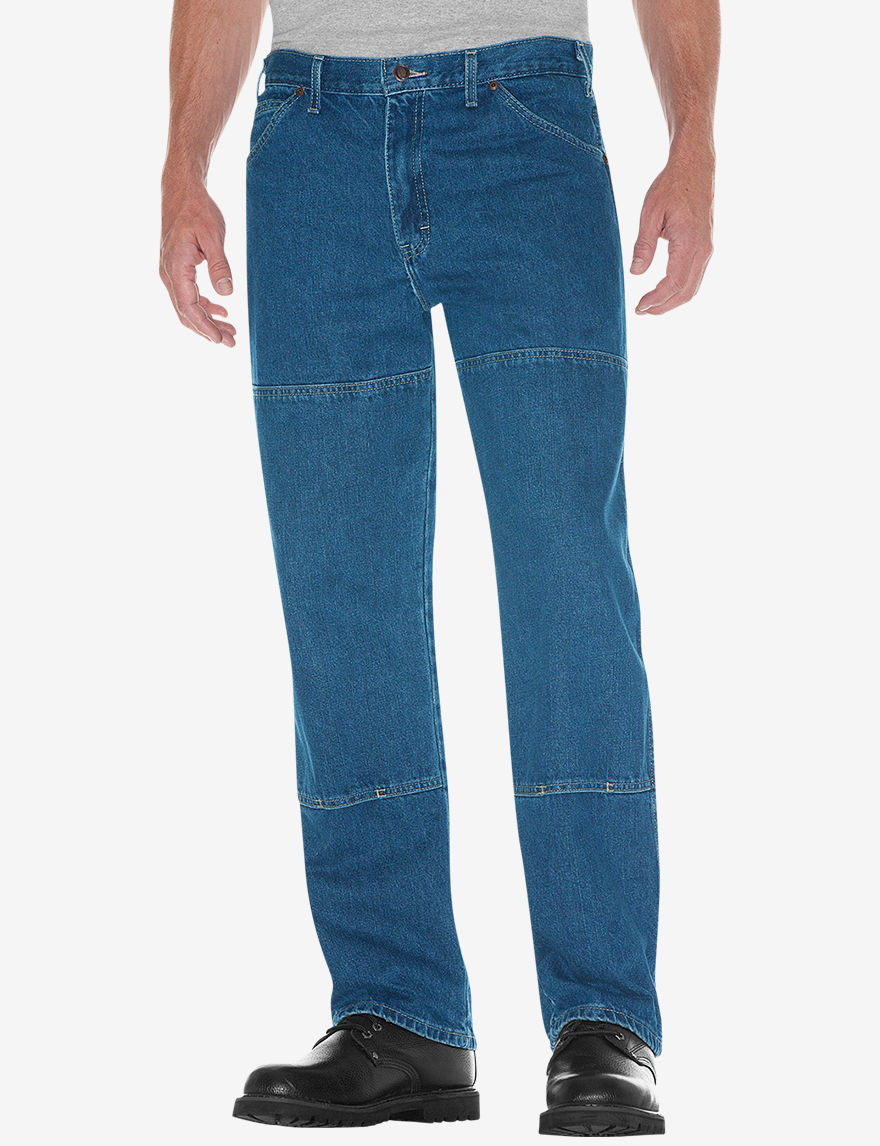 Dickies Big & Tall Stone Washed Relaxed Fit Double Knee 6 Pocket Jeans | Stage Stores