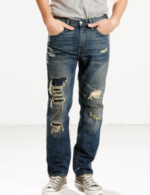 levis damage jeans