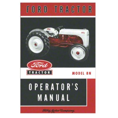 Ford 8n tractor operator manual #1