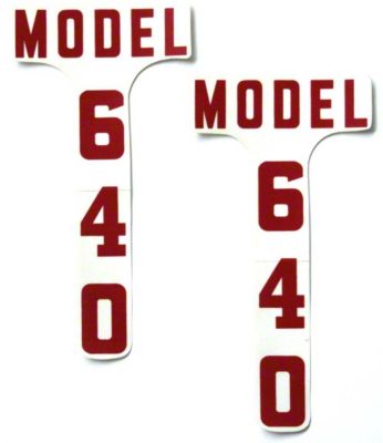 Ford 640 tractor decals #1