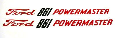 861 Ford decals #1