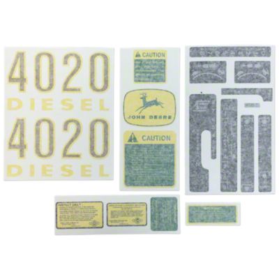 DEC413 VINYL DECAL COMPLETE SET