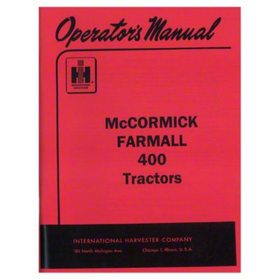 Case Farmall 95 Tractor Operator Manuals