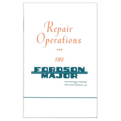 Fordson Major Electrical Workshop Manuals