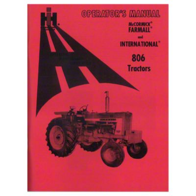 806 international tractor seat