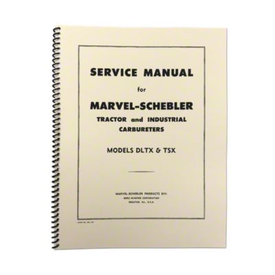 Marvel Schebler Carburetor Service Manual