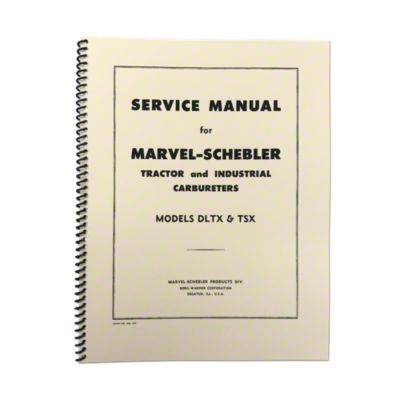 Marvel Schebler Aircraft Carburetor Service Manual