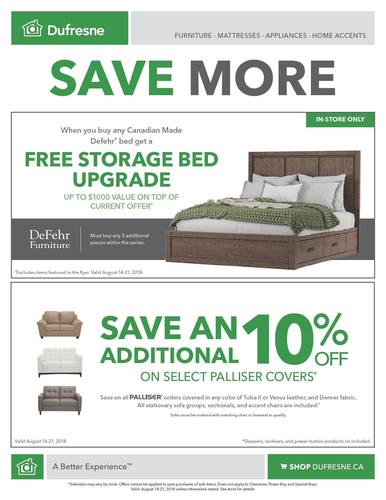 Save More Dufresne Furniture Appliances