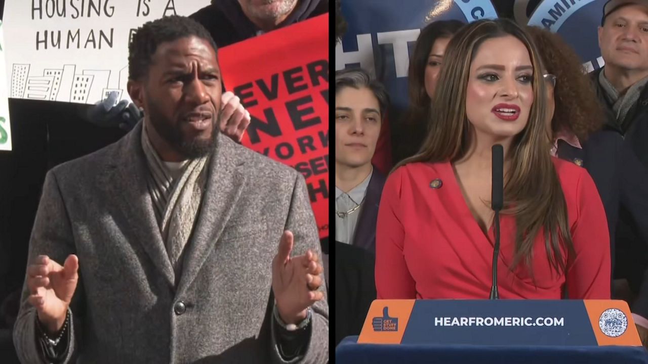 Public Advocate Jumaane Williams is in a primary fight against Assemblywoman Jenifer Rajkumar, who abandoned her run for city comptroller in January. (Spectrum News NY1)