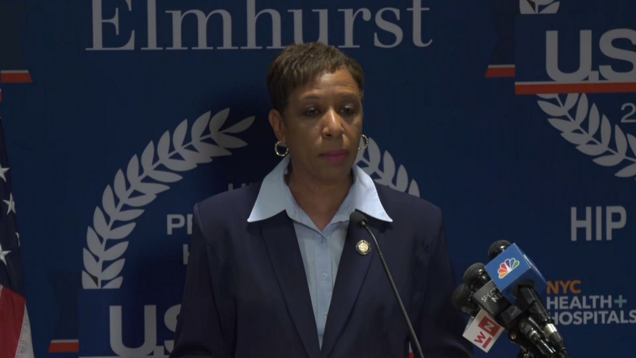 Adrienne Adams lost her father to COVID-19 in 2020. (Spectrum News NY1)
