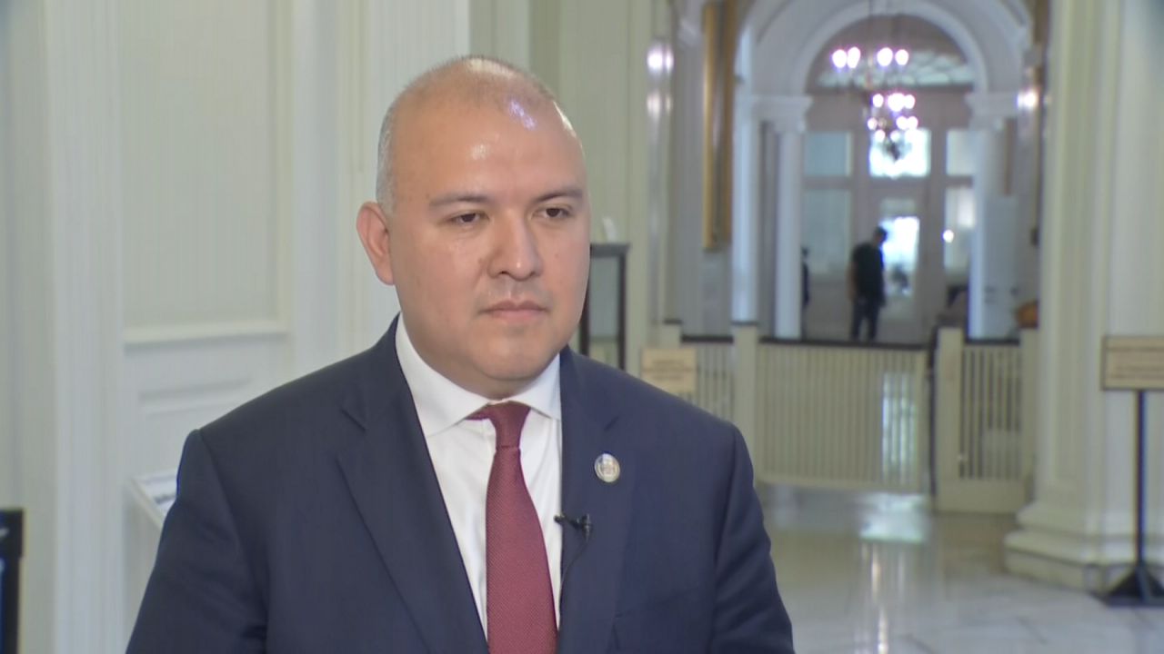 Commissioner of the Mayor's Office of Immigrant Affairs Manny Castro announced on Thursday that the city had filed an amicus brief supporting a lawsuit blocking President Donald Trump from ending birthright citizenship. (Spectrum News NY1)