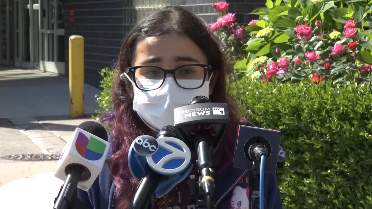 Stephanie Rodas said doctors are pleased and surprised that her mother, Diana Agudelo, is doing as well as she is. (Spectrum News NY1)