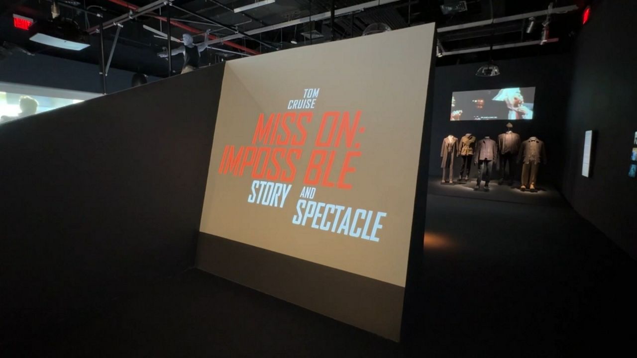 A new exhibition at the Museum of the Moving Image goes behind the scenes of “Mission Impossible.” (Spectrum News NY1)