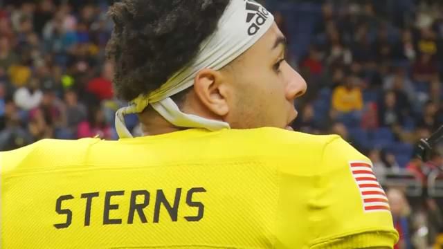 Texas commit Caden Sterns celebrates Army All-American Bowl selection