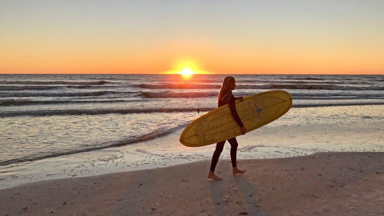 Sent to us with the Spectrum Bay News 9 app: It was a nice way to end the day at Treasure Island on Sunday, Jan. 06, 2020. (Photo courtesy of Val Stunja, viewer)