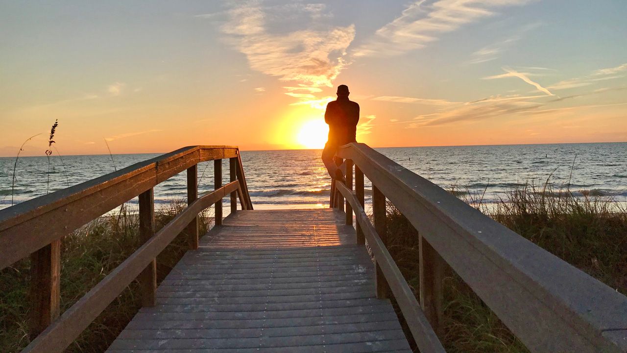 Sent to us with the Spectrum Bay News 9 app: A very pleasant sunset at Treasure Island on Tuesday, January 07, 2020. (Photo courtesy of Val Stunja, viewer)