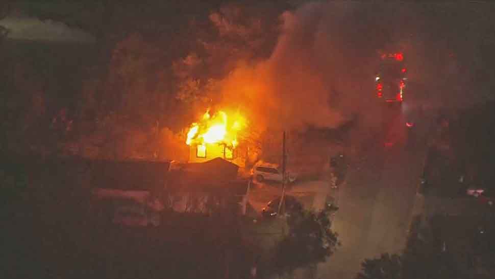 Not much is known about the massive fire at an Orlando house. (Sky 13)