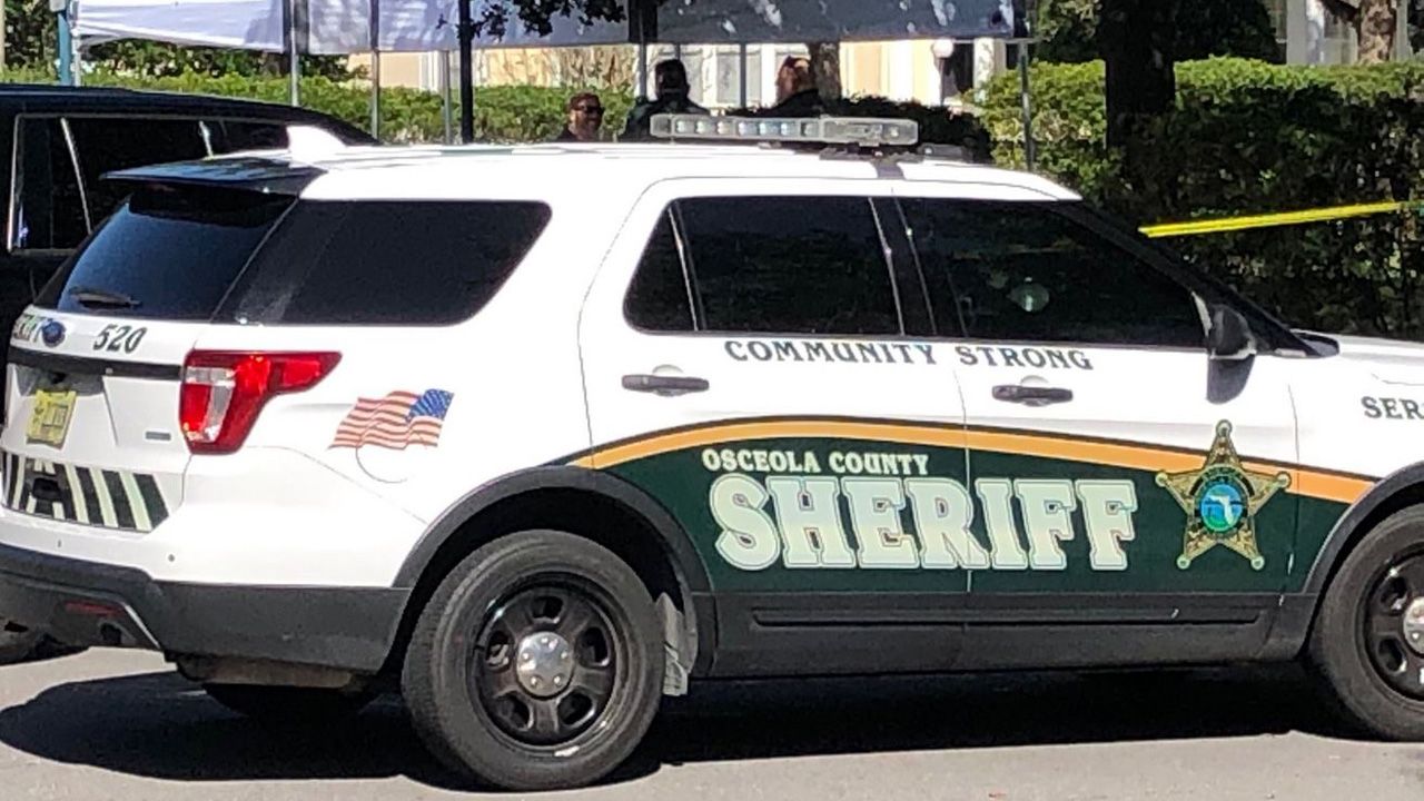 Deputies with the Osceola County Sheriff's Office were tight-lipped Monday morning about a death investigation taking place in the town of Celebration. (Jeff Allen/Spectrum News 13)