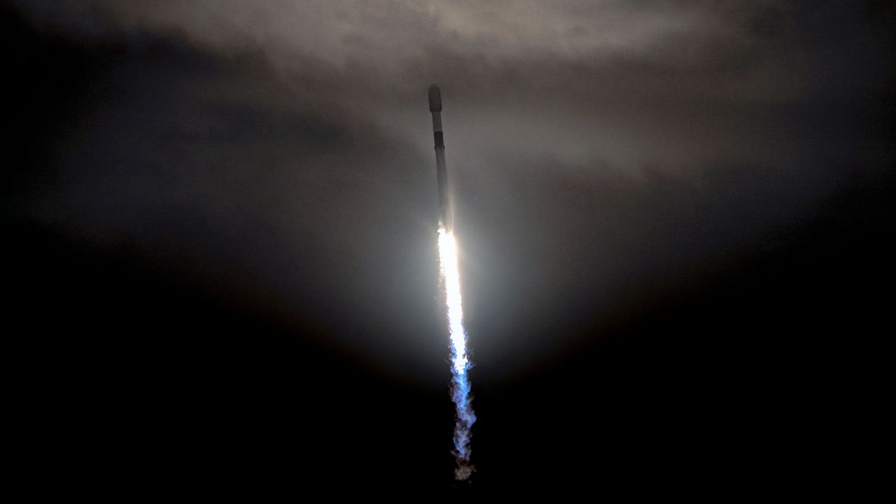 The Falcon 9 rocket launched the Starlink 13-1 mission from Kennedy Space Center’s Launch Complex 39A at 12:24 a.m. ET, stated SpaceX. (SpaceX)