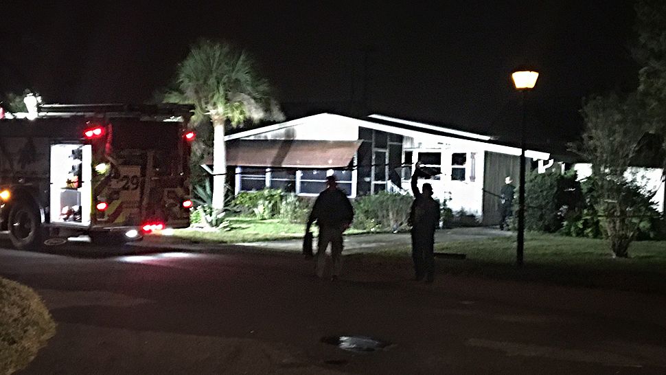 Firefighters found a female dead in an Oviedo mobile home fire on Thursday, January 24, stated Gay in a news release. No other information about her was released. (Derrick King/Spectrum News 13)