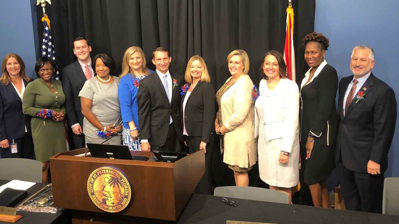 Six women, two African-Americans and a 30-year old make up the most divers city council in the St. Pete history