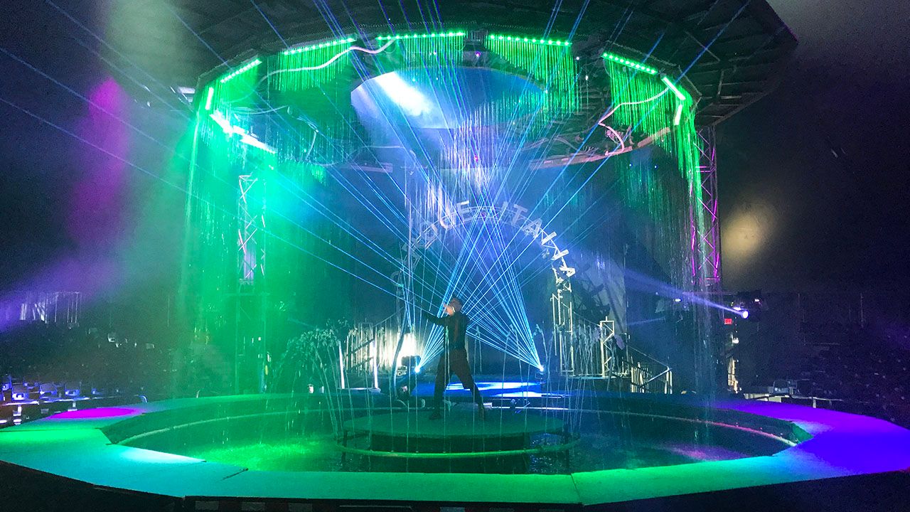 Cirque Italia's water circus is making a stop in Melbourne as part of its 2020 tour. (Greg Pallone/Spectrum News 13)