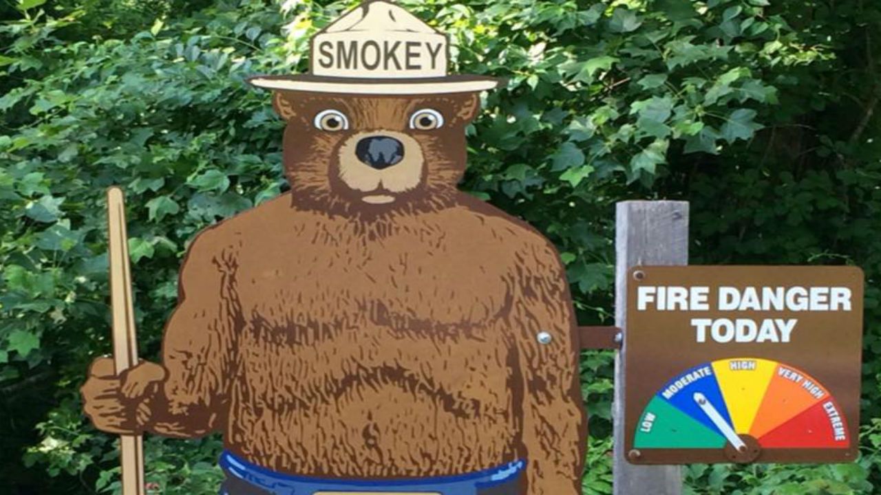 Smokey Bear sign