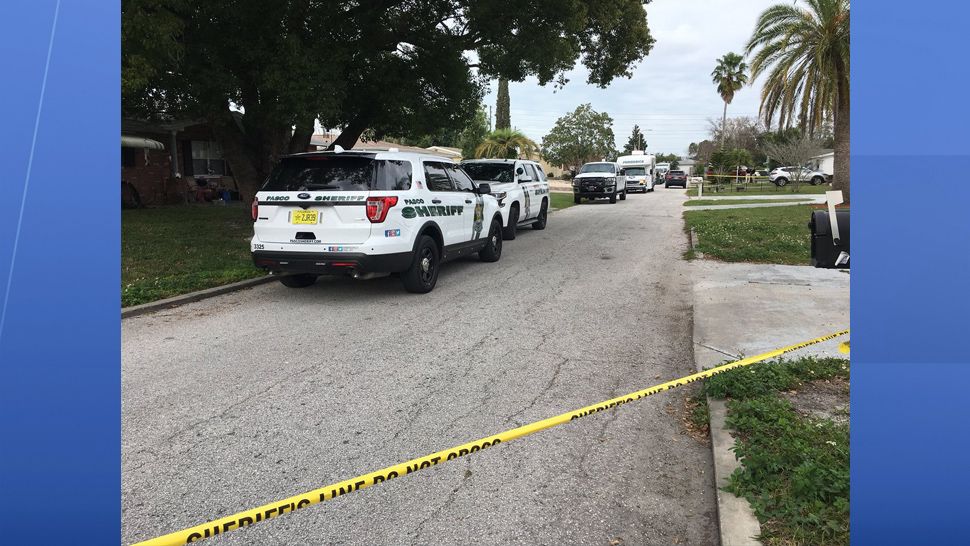Authorities got a lead about a house Nealy and his wife used to rent in Port Richey.  Sheriff's investigators and forensic experts spent hours at the house on Friday, apparently looking for a possible body. (Sarah Blazonis/Spectrum Bay News 9)
