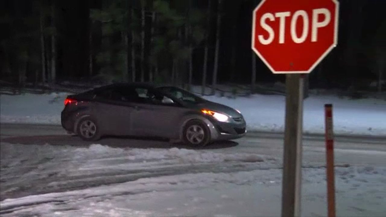 Black ice threat continues especially on side roads