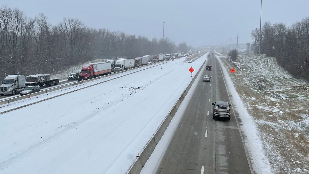 Traffic conditions across St. Louis