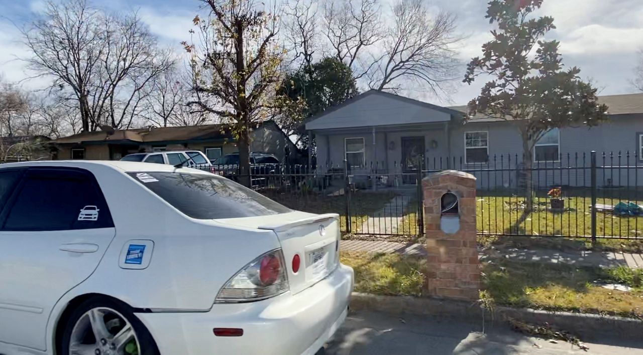 Yolanda Williams's family home in the South Dallas area. (Spectrum News 1)