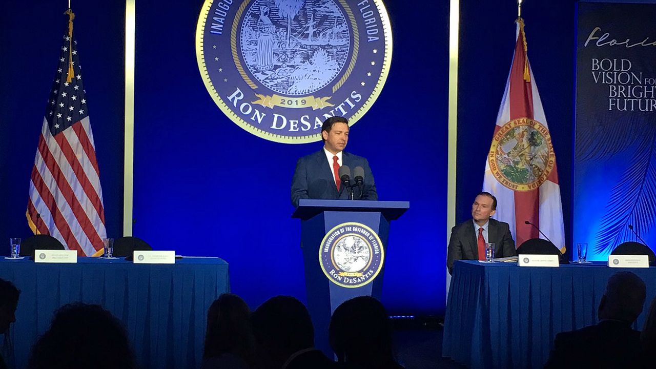 Governor-elect Ron DeSantis told reporters Monday that he intends to “hit the ground running” on a series of issues including the environment, economy, and medical marijuana. (Greg Angel/Spectrum News)