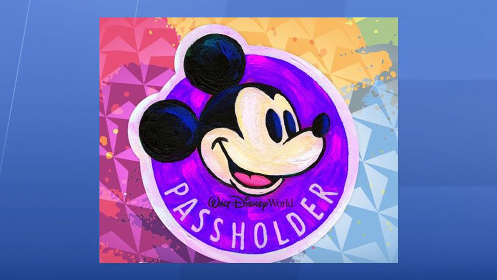 Mickey passholder magnet