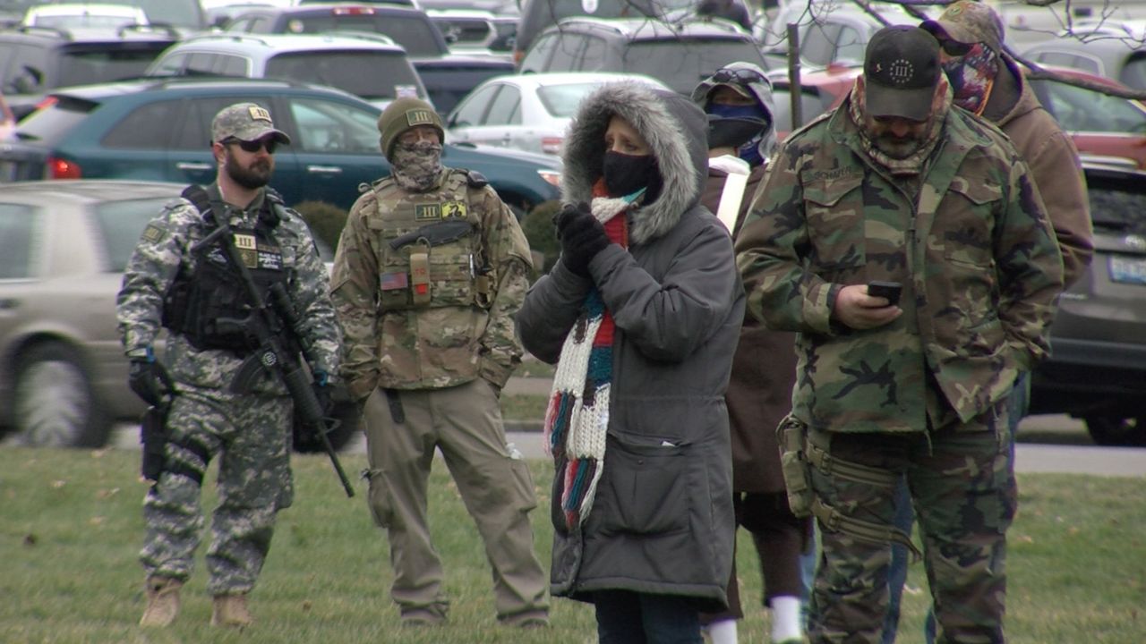Armed Protestors Gather at Frankfort