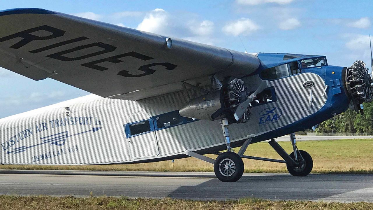 The 1929 Ford Tri-Motor. (Greg Pallone/Spectrum News 13)