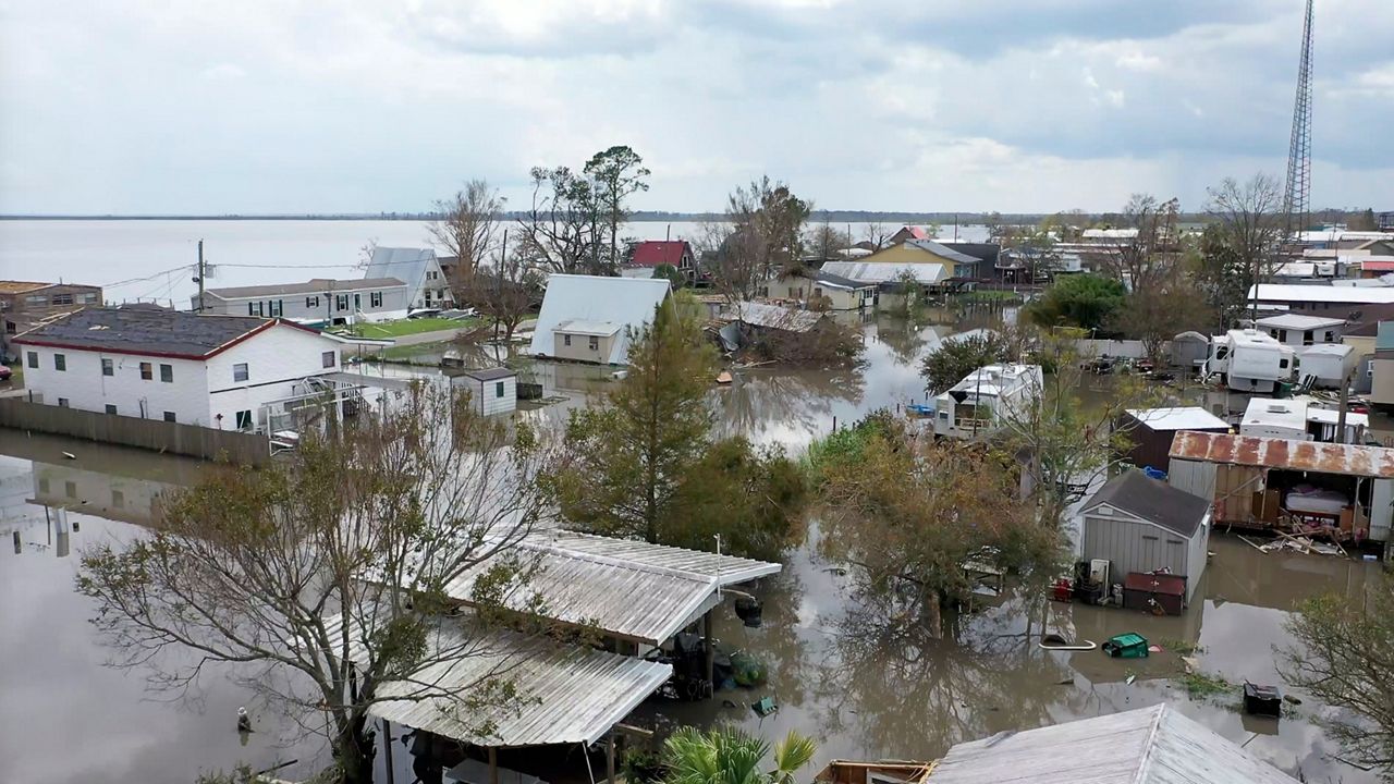 Flooding in Des Allemands, La. (AP Photo/Steve Helber, File)