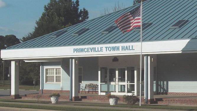 Town Hall of Princeville, North Carolina